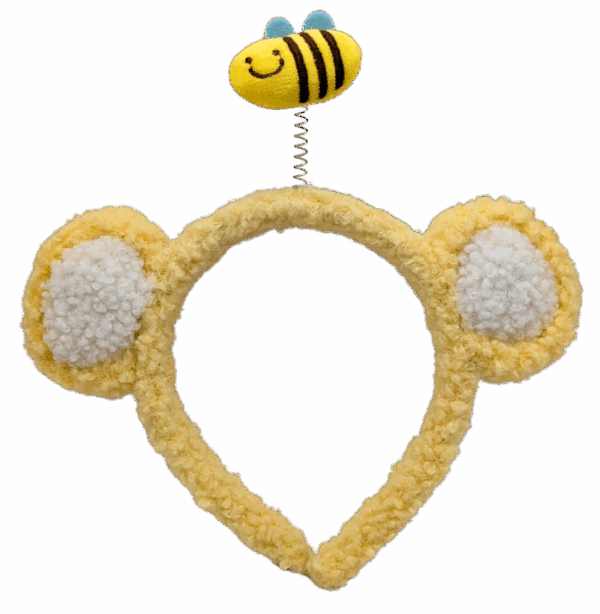 Bear Headband w/Bee